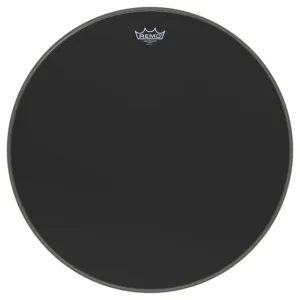 REMO Ebony 24" Bass Ambassador