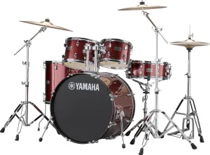 YAMAHA Rydeen Batterie 20"/5Pcs Burgundy Glitter + Cymbales