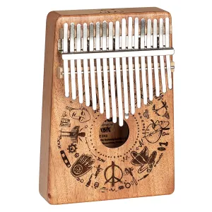 Kalimba Sela 17 Lames Hollow Mahogany - Free Spirit