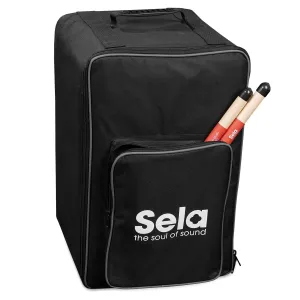 SELA SE-090 Housse Cajon Sac A Dos Black 
