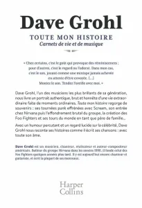 Livre Dave Grohl - Toute Mon Histoire