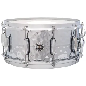 GRETSCH Brooklyn Caisse Claire 14"x 6,5" Chrome Over Brass Hammered