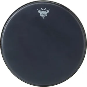 REMO Black Suede 14" Ambassador