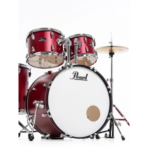 PEARL Roadshow Batterie 22"/5pcs - Pack Sabian 2cymb - Matte Red