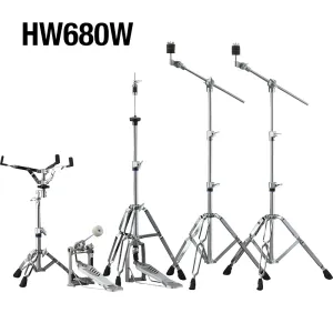 YAMAHA Stage Custom Birch Batterie 22"/5Pcs Raven Black + HW780