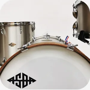 ASBA Metal Batterie 22"/3pcs Brushed Stainless Steel