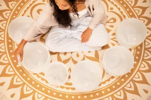 Set Bols Sonic Energy Solfeggio Crystal - 6Pcs