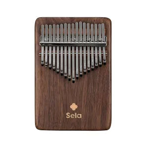 Kalimba Sela 17 Lames Solid Black Walnut