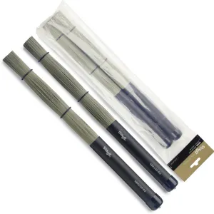 STAGG SBRU35RS Balais Paille Manche Caoutchouc