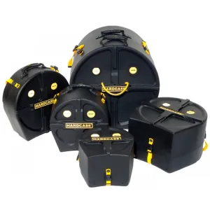 HARDCASE Set Étui Stage 22"/5pcs Black
