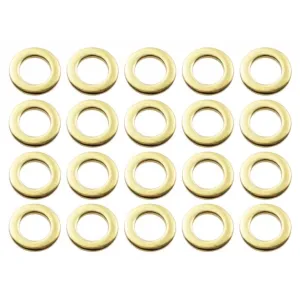 Rondelle Spare Drum Metal Gold (X20)