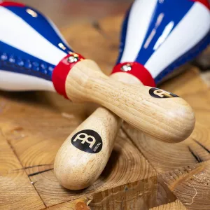 Maracas Meinl Rawhide Traditional - Cuba Flag