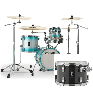 SONOR AQ2 Martini Batterie 14"/4pcs Transparent Stain Black