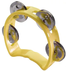 Tambourin Stagg Mini - Demi Lune - 1 Rang - Yellow