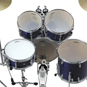 YAMAHA Junior Kit Manu Katche Batterie 16"/5Pcs Deep Violet + Access
