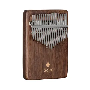 Kalimba Sela 17 Lames Solid Black Walnut