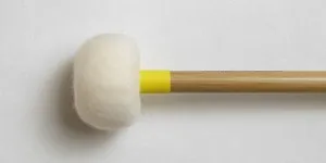 VIBRAWELL C6 Mailloche Timbale Bamboo Cyl Jaune Soft 48mm 