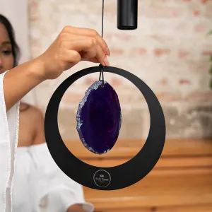 Chime Meinl Sonic Energy Pruple Agate Meditation 50"- A-Maj- Black