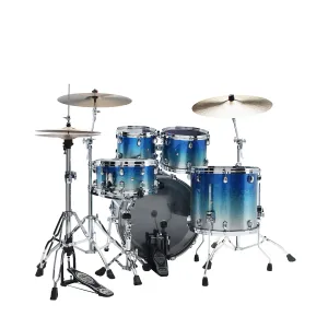 TAMA Starclassic Walnut/Birch Batterie 22"/4pcs Molten Blue Ice Fade