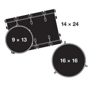 GRETSCH USA Brooklyn Batterie 24"/3pcs Satin Mahogany