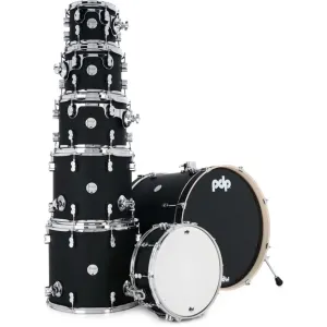 PDP Concept Maple Batterie 22"/7pcs Satin Black