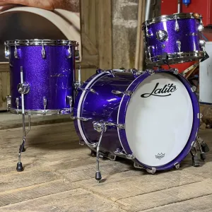 LALITE Maple Batterie 18"/4pcs Royal Purple Sparkle