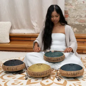 Tongue Drum Meinl Sonic Energy Octave Steel- Fa#-Min- Dark Green