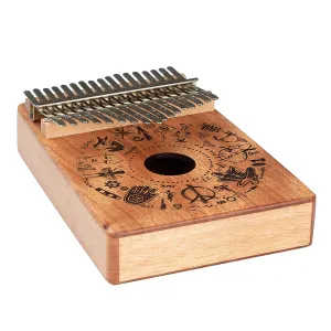 Kalimba Sela 17 Lames Hollow Mahogany - Free Spirit