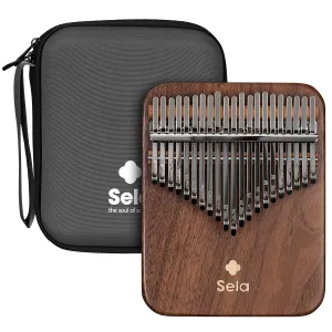 Kalimba Sela 21 Lames Solid Black Walnut