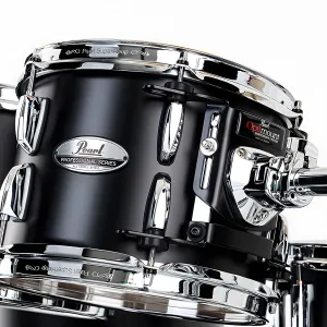 PEARL Professional Series Rock Batterie 22"/4pcs Matte Caviar Black