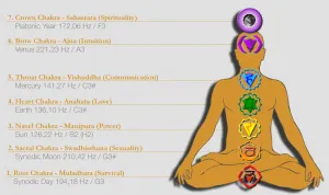 Set Diapasons Sonic Energy Chakra - 7Pcs