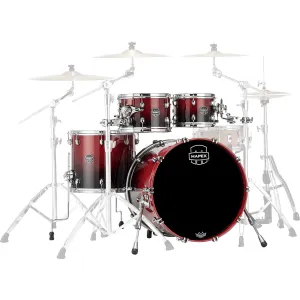 MAPEX Saturn Batterie 22"/4pcs Scarlet Fade