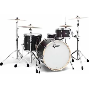 GRETSCH USA Brooklyn Batterie 24"/3pcs Satin Black Metallic