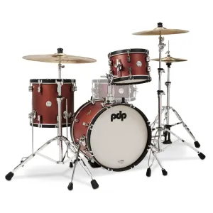 PDP Concept Classic Batterie 18"/3pcs Ox Blood Stain/Natural Hoop