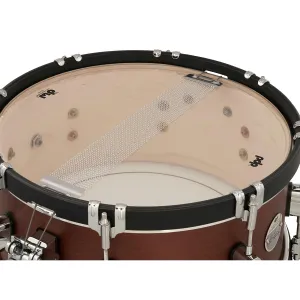 PDP Concept Classic Caisse Claire 14"x 6.5" Oxblood Stain/Ebony Hoop