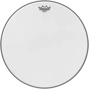 REMO White Suede 18" Ambassador