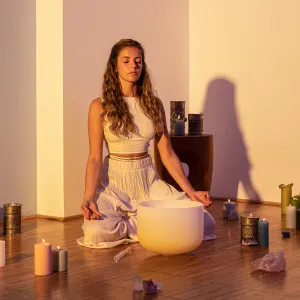 Bol Meinl Sonic Energy Crystal 12" Color Yellow - Navel Chakra - Mi