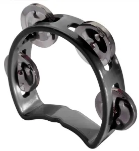 Tambourin Stagg Mini - Demi Lune - 1 Rang - Black