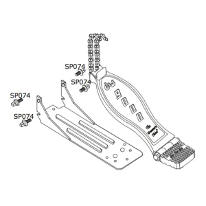 DW SP074 Vis Pour Stand HH (X1)