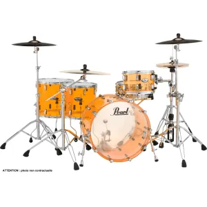 PEARL Crystal Beat Batterie 22"/4pcs 2 TB Ultra Clear