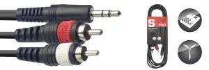 Stagg Syc3/Mpsb2Cm E Cable En Y - Mini Jack / 2 Rca (3M)