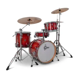GRETSCH Catalina Club Batterie 18"/4pcs Gloss Crimson Burst