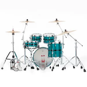 PEARL Masters Maple Pure Batterie 20"/4pcs Aqua Turquoise Stripe (Gyrolock-L)