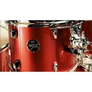 DS DRUMS DSX Batterie 22"/5pcs Red Sparkle