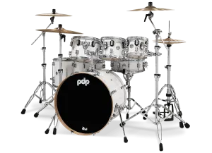 PDP Concept Maple Batterie 22"/7pcs Pearlescent White Lacquer