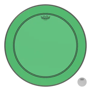 REMO Colortone 22" Powerstroke 3 Bass Green
