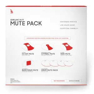 Pack Sourdines Evans Soundoff Complet Rock