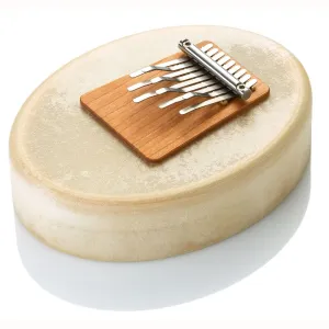 Kalimba Hokema Sansula 9 Lames Deluxe - Peau Animale