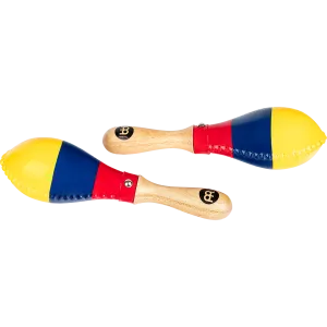Maracas Meinl Rawhide Traditional - Colombia Flag