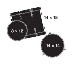 GRETSCH USA Brooklyn Batterie 18"/3pcs Satin Mahogany